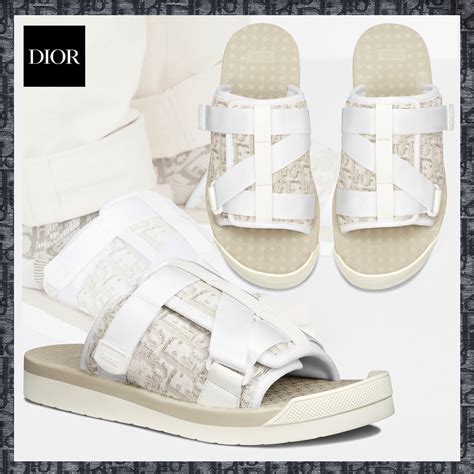 alpha sandals dior|christian Dior velcro sandals.